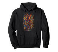 Kokopelli, Deity of Fertility And Abundance Felpa con Cappuccio