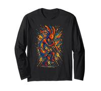 Kokopelli, Deity of Fertility And Abundance Maglia a Manica
