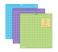 Kokorosa Confezione da 3 tappetini da taglio per Cricut Explore One/Air/Air 2/Maker, quilting Cricket di ricambio, trapunte e artigianato (30,5 x 30,5 cm) e scrapbooking