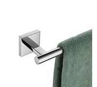 KOKOSIRI Portasciugamani da bagno Bar per bagno cucina 20 pollici supporto per collana da parete in acciaio inox cromato B4005CH-L20