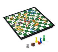 KOKOSUN Snakes and Ladders - Gioco da tavolo pieghevole magnetico, 24,9 cm, giocattolo divertente per la famiglia, regalo per bambini e adulti