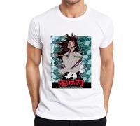 Kokushibo Demon Spada Sei Occhi Anime Regalo Halloween Maglietta Uomo, bianco, L