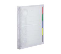 Kokuyo Binder Raccoglitore per notebook B5, 26 anelli, apertura interruttore, capacità 100 fogli, prodotto in Giappone, trasparente P333NT