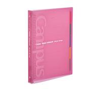 Kokuyo Binder Raccoglitore per quaderni B5, 26 anelli, apertura con interruttore, capacità 100 fogli, prodotto in Giappone (Rosa P333P)