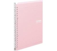 Kokuyo Campus - Raccoglitore ad anelli, formato A5, 20 anelli, colore: Rosa chiaro
