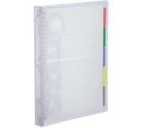 Kokuyo Campus Slide Binder, tipo medio, B5, 26 fori, fino a 100 fogli, trasparente (RU-P333NT)