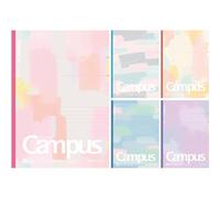 KOKUYO Composition Notebooks, 5 Pack Campus Semi-B5 Comp Book with Dot A 7mm Ruled, 30 Sheets, School Lined Notebook Acrylic Palette, Journal Notebook for Women Work Study Note Taking (NO-3CATN-L38X5)