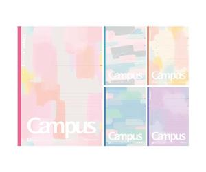 KOKUYO Composition Notebooks, 5 Pack Campus Semi-B5 Comp Book with Dot A 7mm Ruled, 30 Sheets, School Lined Notebook Acrylic Palette, Journal Notebook for Women Work Study Note Taking (NO-3CATN-L38X5)