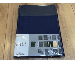 KOKUYO Cover Systemic Ring Notebook A5 blu navy 50 fogli No-V685B-DB F/S