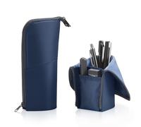 KOKUYO Neo Critz, astuccio portapenne, organizer pieghevole, portatile, per scuola, ufficio, blu navy x blu, dimensioni normali (F-VBF180-2)