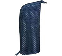 Kokuyo Neo Critz étui à pastelli (Blu marino a pois X Blu marine)