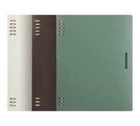 KOKUYO Quaderno a spirale per 5 soggetti, confezione da 3 quaderni ricaricabili A5 con divisori linguette, 120 fogli (40 fogli ciascuno), 17,8 x 22,9 cm, quaderno a righe da 8 mm, per lavoro, scuola e