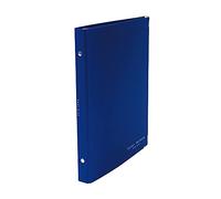 KOKUYO Raccoglitore ad anelli in metallo con tavolozza dei colori, B5-S, 26 fori, fino a 100 fogli, 5 divisori colorati, tipo verticale medio, blu navy, importazione giapponese (RU-311-3)