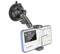 Kolasels Supporto per telefono a ventosa per auto, camion, in metallo ultra resistente, per parabrezza, cruscotto, finestrini laterali, cruscotto, cellulare, per iPhone, tutti gli smartphone