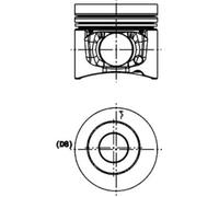 KOLBENSCHMIDT 40441610 Pistone per DEUTZ-FAHR,SAME