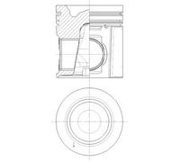 KOLBENSCHMIDT 40496600 Pistone per SCANIA
