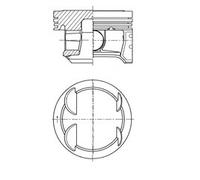 KOLBENSCHMIDT 41006600 Pistone per OPEL,VAUXHALL