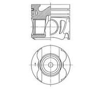 KOLBENSCHMIDT 41711600 Pistone motore