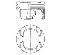 KOLBENSCHMIDT 42101600 Pistone per BMW,BMW (BRILLIANCE),MINI
