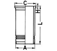 Camicia del cilindro KOLBENSCHMIDT 88318110