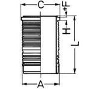 Kolbenschmidt Camicia del cilindro 89500110 per Alfa Romeo, Rover, Ford