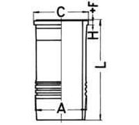 Kolbenschmidt 89926110 pistone e anelli