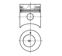 KOLBENSCHMIDT 93061600 Pistone per FENDT