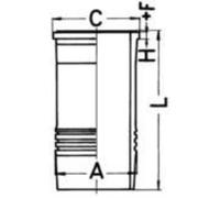 KOLBENSCHMIDT Boccola Cuscinetto Cilindro 89934110 Larghezza 8,95 mm