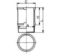 KOLBENSCHMIDT Canna cilindro CITROËN PEUGEOT 1,1 109/5 109/5E 109/5F 109K E1A