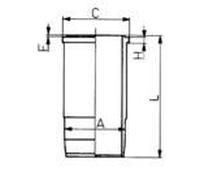 KOLBENSCHMIDT Canna cilindro KAMAZ 15,9 04263248 BF6M1015 BF6M1015C BF8M1015