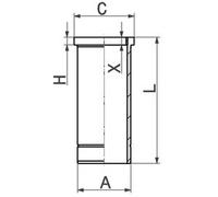 KOLBENSCHMIDT Cilindro Di Corsa MAN VAN HOOL 12,4 07W.103.321.B 51.01201-0487