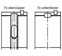 KOLBENSCHMIDT Kit cuscinetto albero a gomiti VOLVO 16,1 20586597 D16C550 D16C610