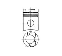 KOLBENSCHMIDT Pistone 275038 D100A D100B HD100A HD100D THD100A