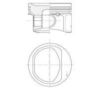 KOLBENSCHMIDT Pistone Adatto Per Fiat Ford 500 312 1.2 199