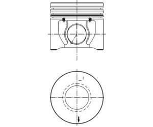 KOLBENSCHMIDT Pistone Adatto Per Ford Transit Furgone FA 2.4 Di FM FN FD FB