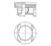 KOLBENSCHMIDT Pistone Adatto Per Opel Chevrolet Corsa D S07 1.4 S10 J