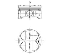 KOLBENSCHMIDT Pistone BMW 2,0 1,6 11257562453 7562453 N40B16A N42B18A N42B20A