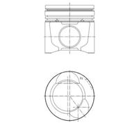 Kolbenschmidt Pistone Con Anelli E Bulloni Renault Camion 11,1 MIDR06.23.56A/41