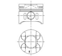 KOLBENSCHMIDT Pistone Per Mercedes M-Klasse W163 ML 270 CDI C-Klasse W203 S203