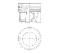 KOLBENSCHMIDT Pistone Per VW Passat Variant 2.0 TDI Audi A4 Avant A6 41647600