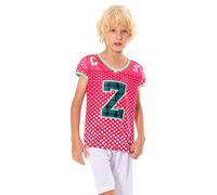 KoleGoe Zed Costume per ragazzi da Zombies Zed Costume da calcio per Halloween Seabrook