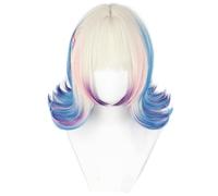 Kolegrial Enid Sinclair Cosplay Parrucca Donna Corto Tintura Capelli Ricci con Pony Parrucca per Fancy Dress Up Season 2 Wolf Girl Enid Carnevale Halloween Festa Mascherata Accessori Wig