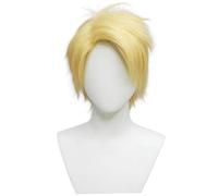 Kolegrial Loid Forger Cosplay Parrucca Uomo Giallo Corto Parrucca Fancy Dress Up Anime Spy Family Twilight Yor Forger Halloween Carnevale Festa Mascherata Costume Accessori Wig