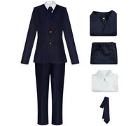 Kolegrial Miwa Kasumi Costume Donna Cosplay Anime Miwa Kasumi Uniforme Scolastiche Set Giacca e Camicia Pantaloni Cravatta per Carnevale Halloween Festa Compleanno Mascherata Fancy Costume