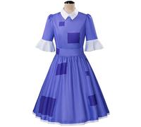 Kolegrial Ragatha Costume Donna Cosplay Circo Puppe Ragatha Stampa Vestito per Carnevale Halloween Festa Compleanno Mascherata Teatro Performance Costume