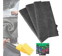 Kolibri, panno magico per la pulizia, ispessito, panno Magic Cloth per la casa, la cucina, l'auto in vetro (19,7 × 19,7 pollici, 3 pezzi)