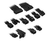 Kolink Core Pro set prolunghe cavi intrecciati 12V-2x6 Type-2 - Jet Black