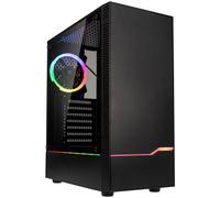 Custodia Medio Torre ATX Inspire K9 RGB con Pannello Vetrato, Nero