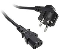 KOLINK KKTP01 - Cavo di Rete Standard con Spina Schuko e C13 (Spina per dispositivi a Freddo), Lunghezza 1,8 m, 0,75 mm², 10 Ampere, Colore: Nero