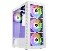 Kolink Observatory HF Vetro White ARGB Case Midi Tower Vetro Temperato No-Power minITX/mATX/ATX